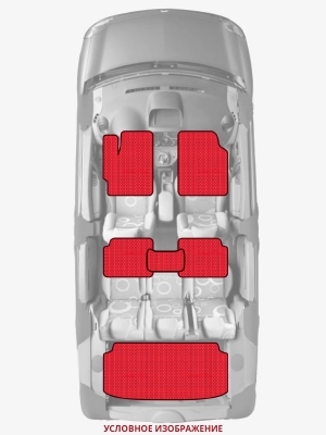 ЭВА коврики «Queen Lux» комплект для Ferrari 456